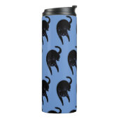 Bouteilles Isothermes Kitty Voices Black Cat Motif Blue (Tourné sur la gauche)