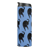 Bouteilles Isothermes Kitty Voices Black Cat Motif Blue (Tourné sur la droite)