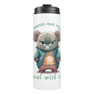 Bouteilles Isothermes Koala Têtu Devoir Avec Elle Mignonne Adorable Drôl