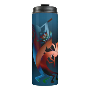 Bouteilles Isothermes Kokopelli Blues Musique Design Tumbler Thermique