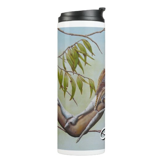 Bouteilles Isothermes Kookaburra dans l'art des arbres (Tourné sur la gauche)