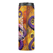 Bouteilles Isothermes Kraken Octopus avec nom personnalisé (Dos)