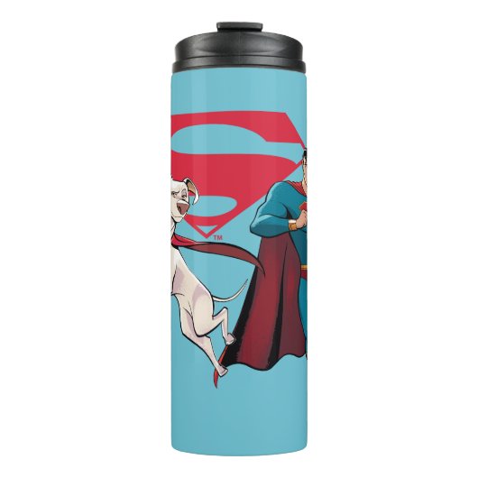 Bouteilles Isothermes Krypto & Superman (Devant)