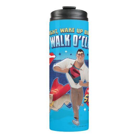 Bouteilles Isothermes Krypto & Superman - C'est Walk O'Clock ! (Devant)