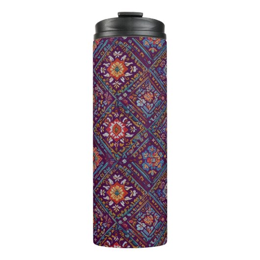 Bouteilles Isothermes Kurdish Mosaic Floral Pattern (Devant)