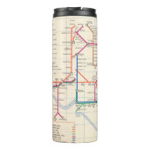 Bouteilles Isothermes La carte souterraine de Londres (Dos)