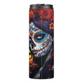 Bouteilles Isothermes La Catrina Calavera Jour de l'Halloween Morte (Dos)