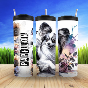 Bouteilles Isothermes La danse florale gracieuse de Papillon