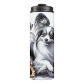 Bouteilles Isothermes La danse florale gracieuse de Papillon (Devant)