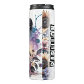 Bouteilles Isothermes La danse florale gracieuse de Papillon (Dos)