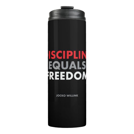Bouteilles Isothermes La discipline citation de Willink de Jocko égale (Devant)