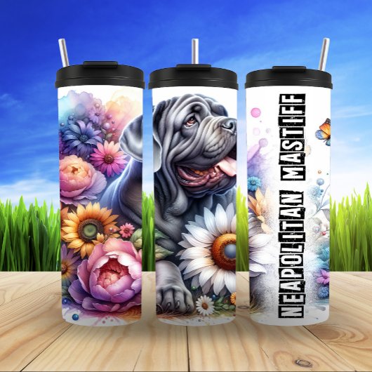 Bouteilles Isothermes La douce floraison de Neapolitan Mastiff