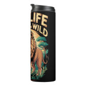 Bouteilles Isothermes La Faune Appartient Au Tee Sauvage (Tourné sur la droite)