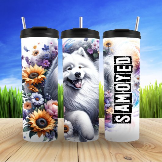 Bouteilles Isothermes La flambée florale de Samoyed