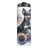 Bouteilles Isothermes La fleur puissante de Terrier de Manchester (Devant)