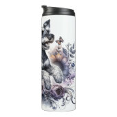 Bouteilles Isothermes La fleur puissante de Terrier de Manchester (Tourné sur la droite)