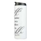 Bouteilles Isothermes La foi rend les choses possibles (Tourné sur la droite)