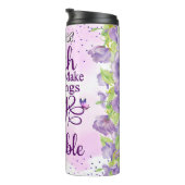 Bouteilles Isothermes La foi rend les choses possibles papillons (Tourné sur la droite)