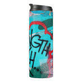 Bouteilles Isothermes La force dans la vérité graffiti (Tourné sur la droite)