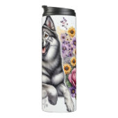 Bouteilles Isothermes La forêt fleurie d'Elkhound en Norvège (Tourné sur la droite)