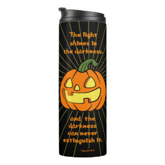 Bouteilles Isothermes La lumière brille dans l'obscurité Jack-o-lanterne