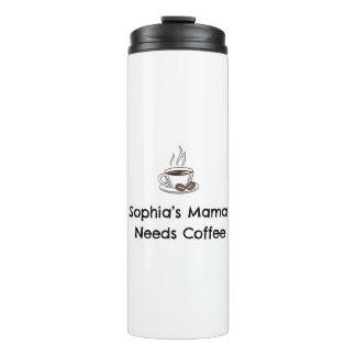 Bouteilles Isothermes La maman de Sophia | Cadeau pour parent avec nom p