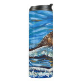 Bouteilles Isothermes La Otter dans la peinture de la mer (Tourné sur la gauche)