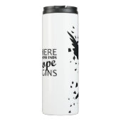 Bouteilles Isothermes "Là où s'achève l'obscurité, l'espoir commence." (Dos)