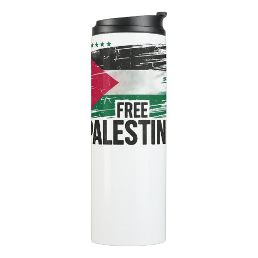 Bouteilles Isothermes La Palestine libre avec la Palestine (Tourné sur la gauche)