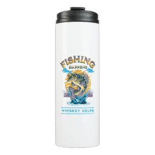 Bouteilles Isothermes La Pêche Arrive. Whiskey Aide !