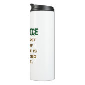 Bouteilles Isothermes La Pire Forme D'Injustice - Citation D'Injustice (Tourné sur la droite)