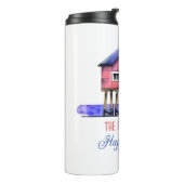 Bouteilles Isothermes La plage est mon endroit heureux (Tourné sur la gauche)