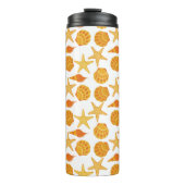 Bouteilles Isothermes La plage orange Shell modèlent (Devant)