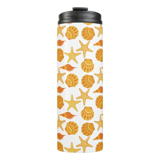 Bouteilles Isothermes La plage orange Shell modèlent (Devant)