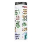 Bouteilles Isothermes La santé mentale compte Affirmation colorée (Dos)