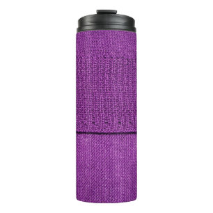 Bouteilles Isothermes la texture du tissu tricoté, un violet uni