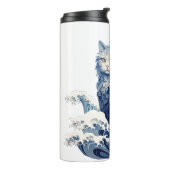 Bouteilles Isothermes La Vague De Chat Au Large De Kanagawa (Tourné sur la gauche)