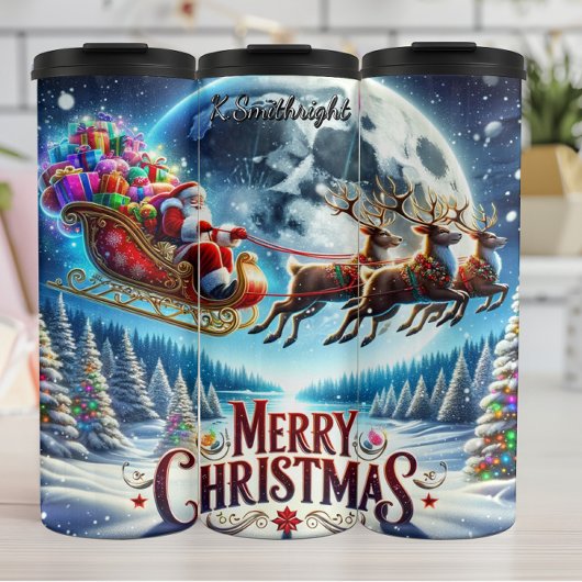 Bouteilles Isothermes La veille de Noël classique