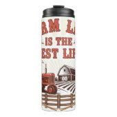 Bouteilles Isothermes La Vie Agricole Est La Meilleure Vie (Devant)