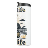 Bouteilles Isothermes La Vie Agricole Est La Meilleure Vie (Tourné sur la droite)