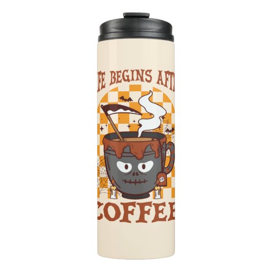 Bouteilles Isothermes La vie commence après le café (Devant)