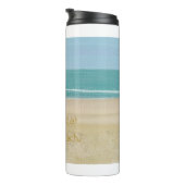 Bouteilles Isothermes La vie est grande à la plage, les vagues de sable (Tourné sur la droite)