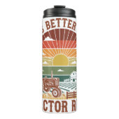 Bouteilles Isothermes La vie est meilleure avec les Tractor Rides (Devant)