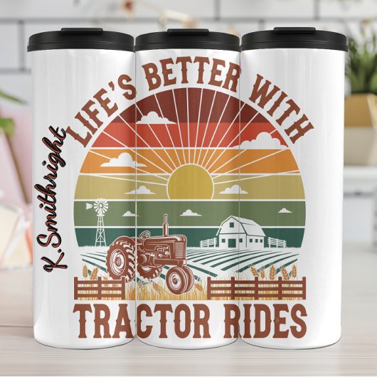 Bouteilles Isothermes La vie est meilleure avec les Tractor Rides
