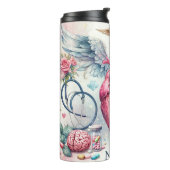 Bouteilles Isothermes La vie infirmière avec un immense coeur (Tourné sur la gauche)