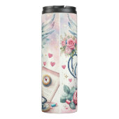 Bouteilles Isothermes La vie infirmière avec un immense coeur (Dos)