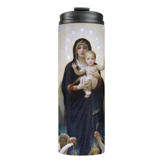 Bouteilles Isothermes La Vierge aux anges par William Bouguereau (Devant)