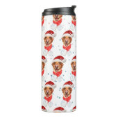 Bouteilles Isothermes Labrador Chien de race Noël (Tourné sur la gauche)