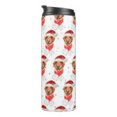 Bouteilles Isothermes Labrador Chien de race Noël (Tourné sur la droite)