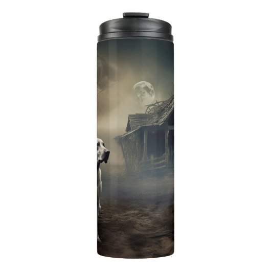 Bouteilles Isothermes Labrador Halloween (Devant)